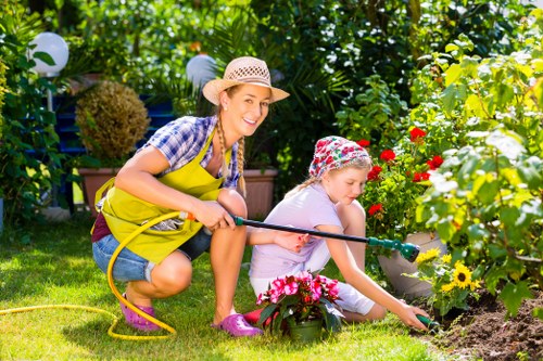 Seasonal lawn care and weed control for Preston gardens