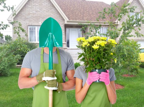Professional garden clearance work in a Preston property garden